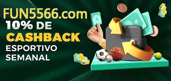 10% de bônus de cashback na FUN5566.com