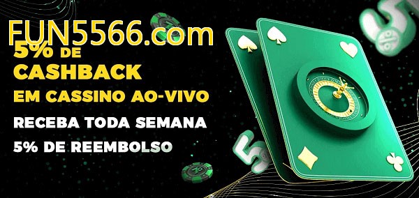 Promoções do cassino ao Vivo FUN5566.com